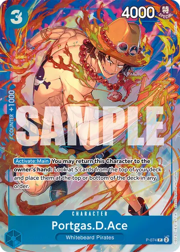 Portgas.D.Ace P-074 (Alternate art)