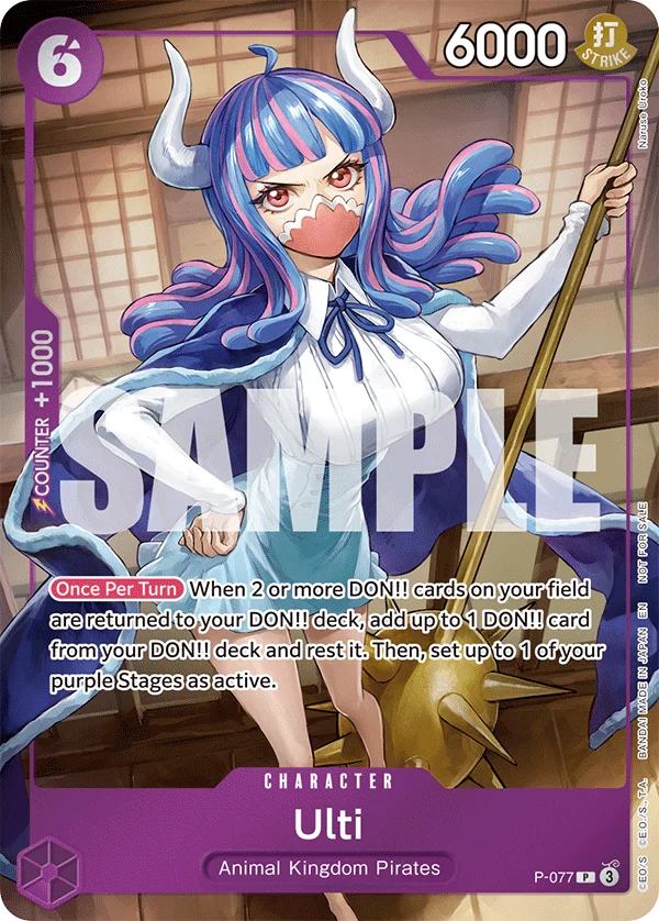 Ulti P-077 – One Piece Card Game Character