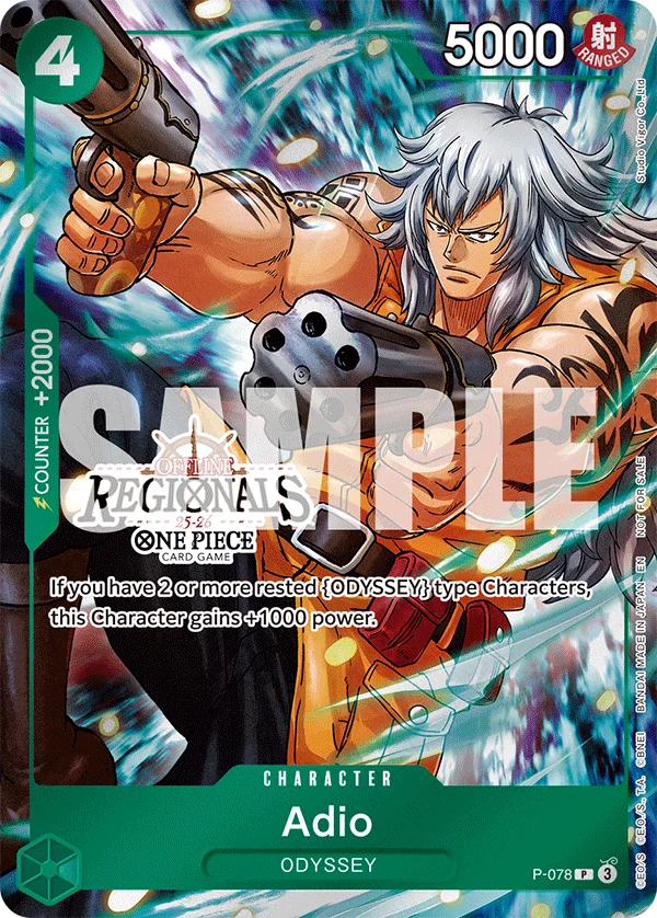 Adio P-078 – One Piece Card Game Character