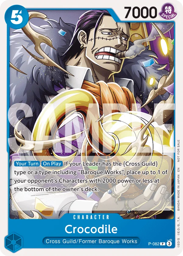 Crocodile P-082 – One Piece Card Game Character