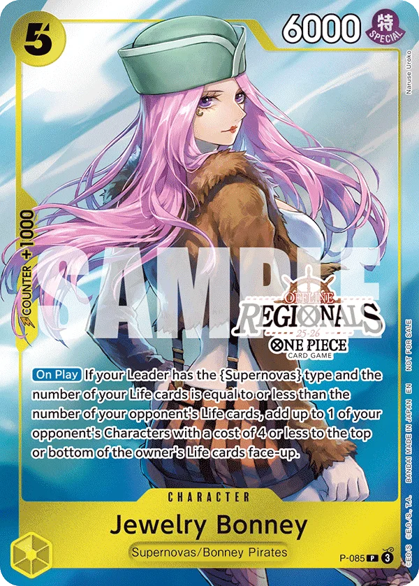 Jewelry Bonney P-085 – One Piece Card Game Character
