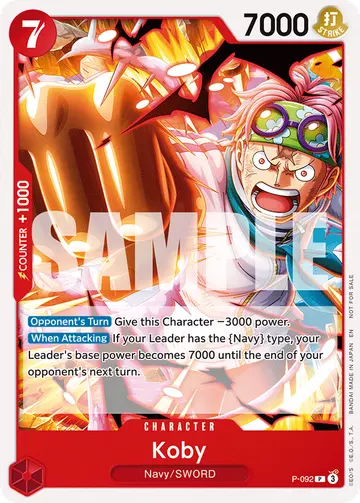 Koby P-092 (Alternate art)
