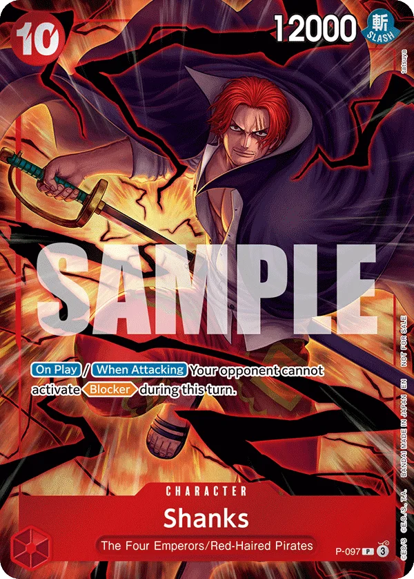 Shanks P-097 – One Piece Card Game Character