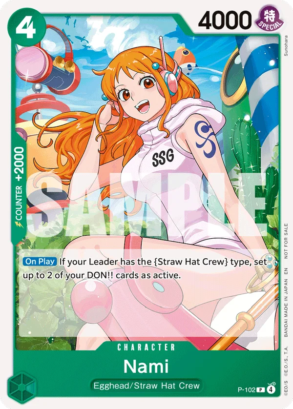 Nami P-102 – One Piece Card Game Character