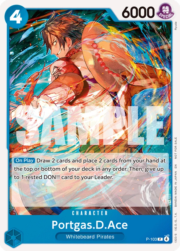 Portgas.D.Ace P-103 – One Piece Card Game Character