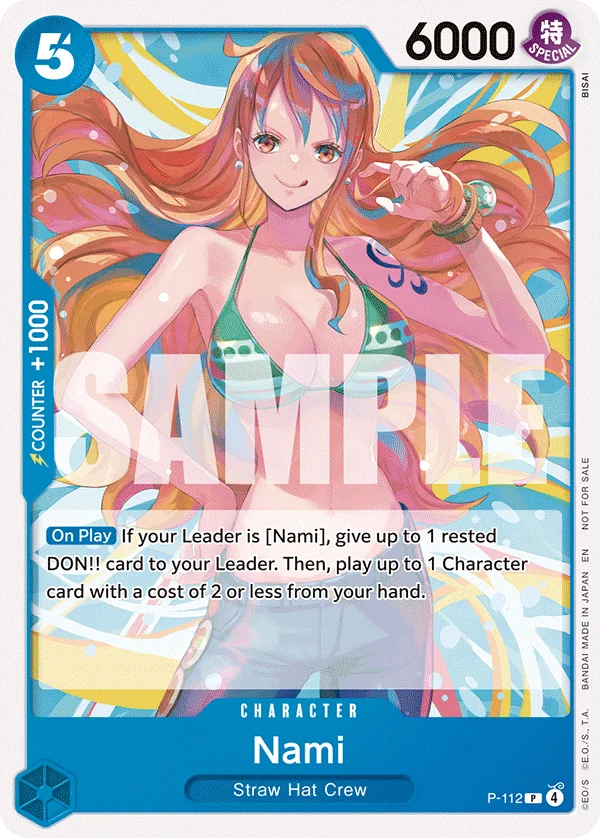 Nami P-112 – One Piece Card Game Character