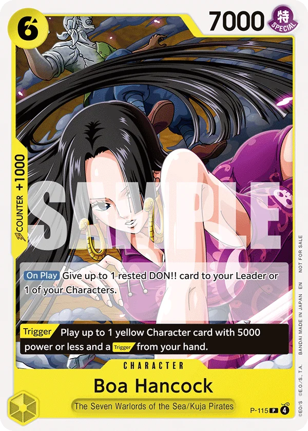 Boa Hancock P-115 – One Piece Card Game Character
