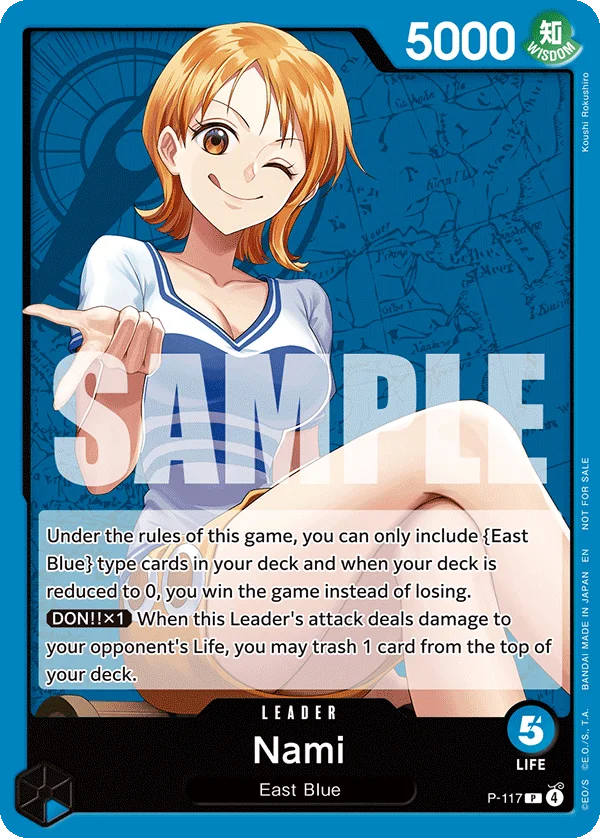 Nami P-117 – One Piece Card Game Leader