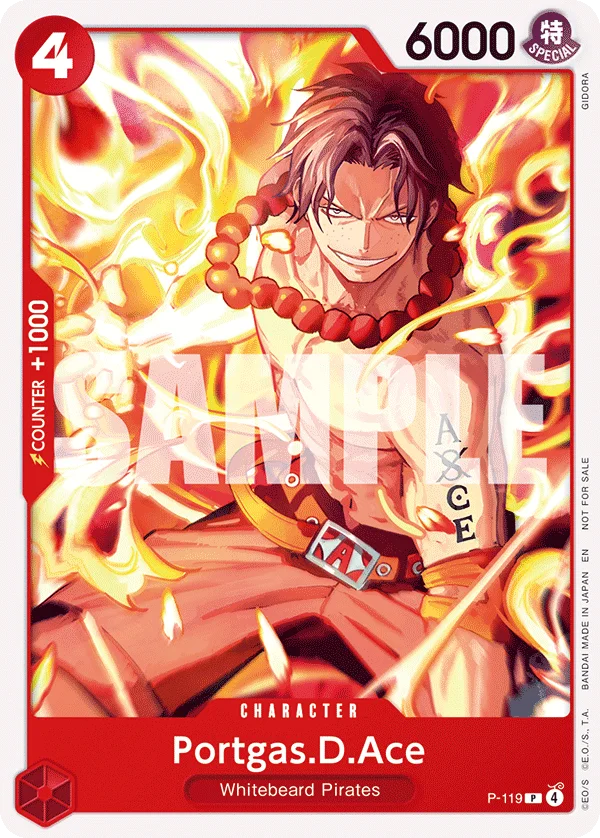 Portgas.D.Ace P-119 – One Piece Card Game Character