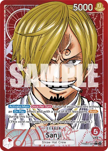 Sanji PRB01-001 (Alternate art)