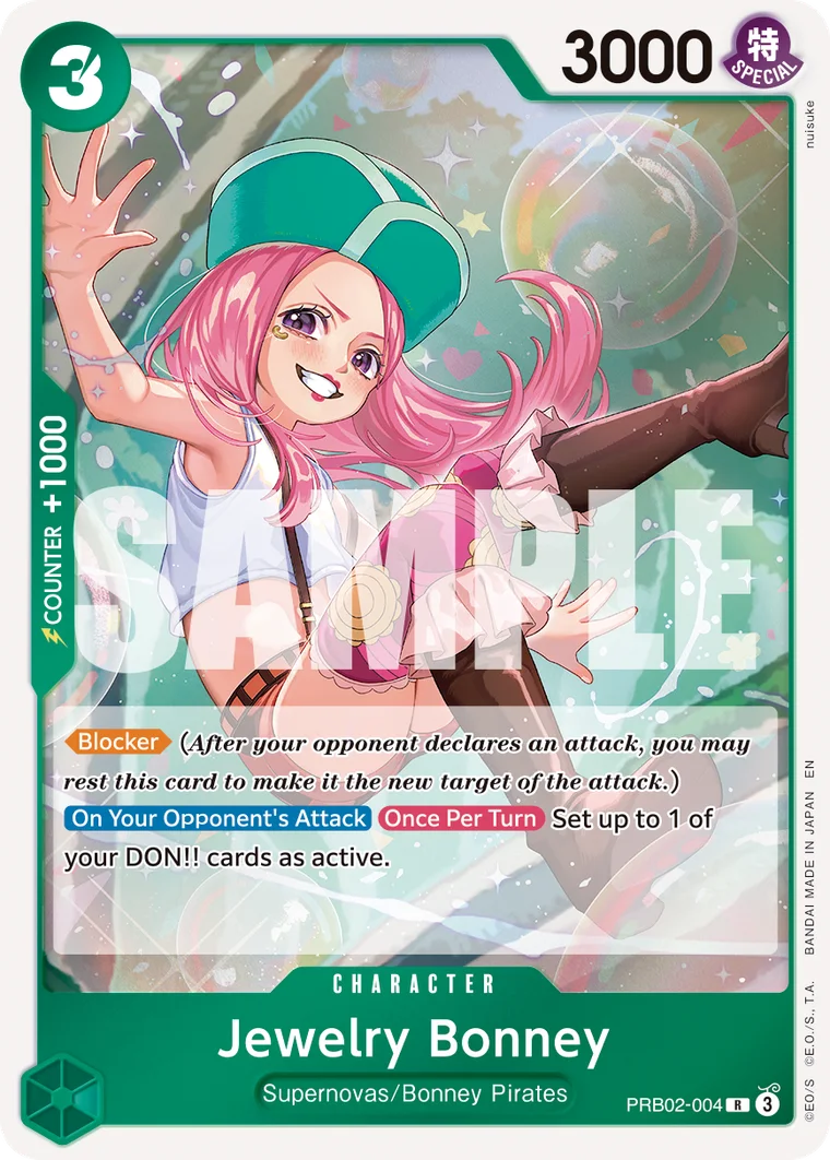 Jewelry Bonney PRB02-004 – One Piece Card Game Character