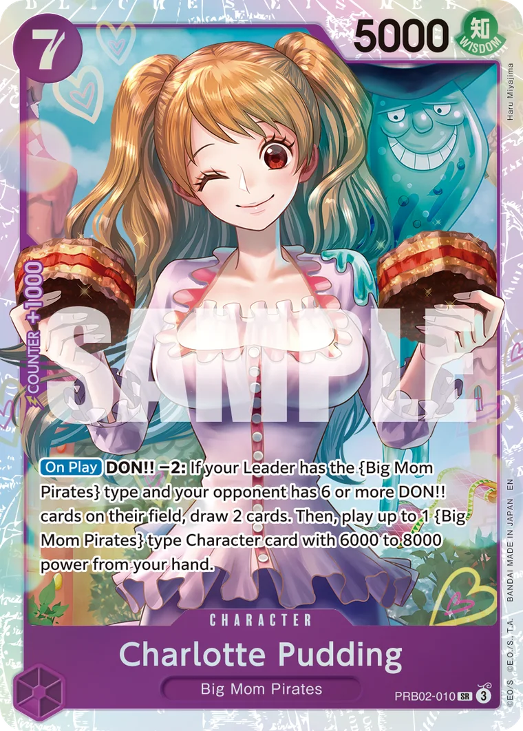 Charlotte Pudding PRB02-010 – One Piece Card Game Character