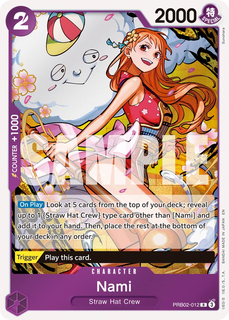 Nami PRB02-012 – One Piece Card Game Character