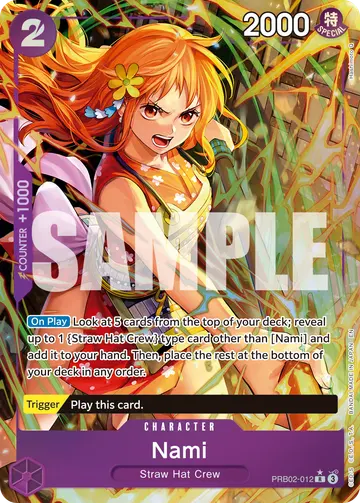 Nami PRB02-012 (Alternate art)