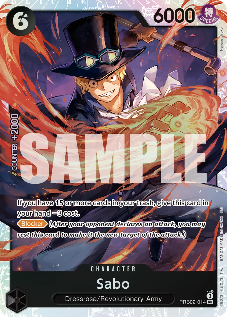 Sabo PRB02-014 – One Piece Card Game Character