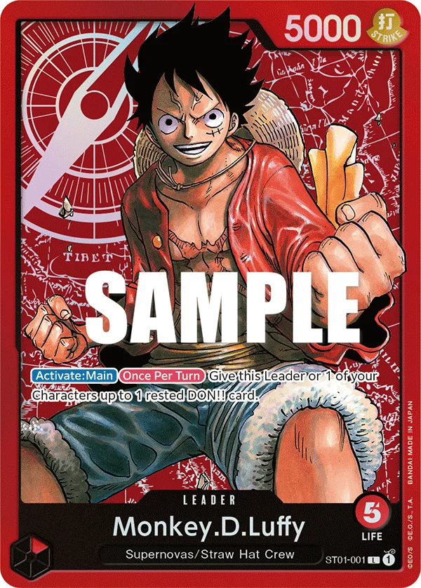 Monkey.D.Luffy ST01-001 – One Piece Card Game Leader