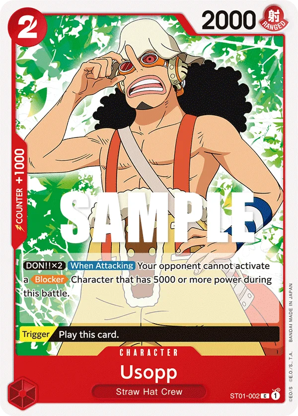 Usopp ST01-002 – One Piece Card Game Character