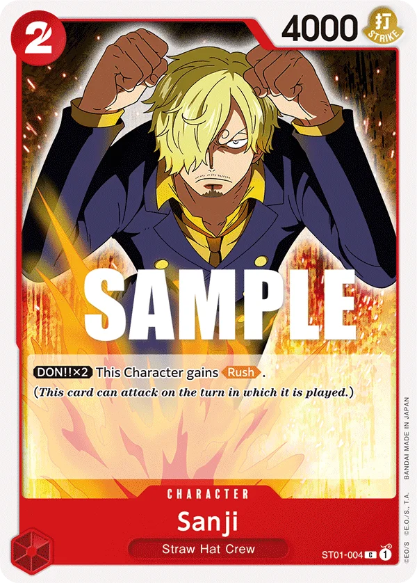 Sanji ST01-004 – One Piece Card Game Character