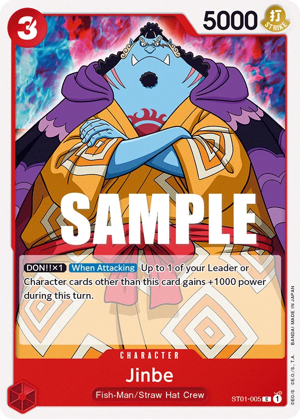 Jinbe ST01-005 – One Piece Card Game Character