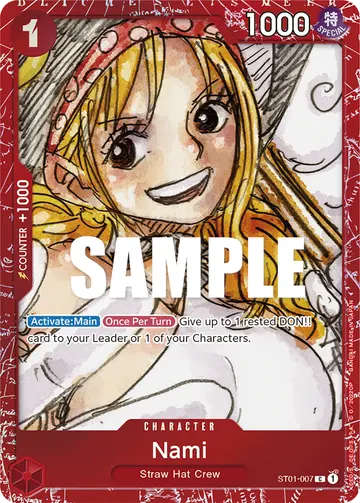 Nami ST01-007 (Alternate art)