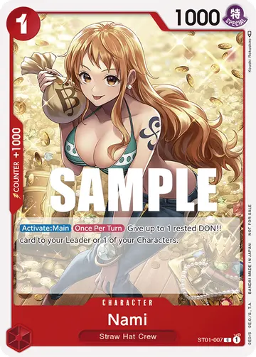 Nami ST01-007 (Alternate art)