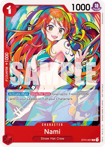 Nami ST01-007 (Alternate art)