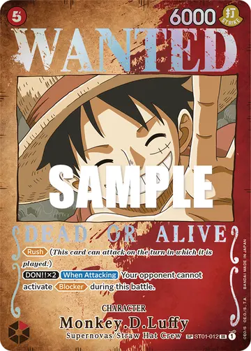 Monkey.D.Luffy ST01-012 (Alternate art)