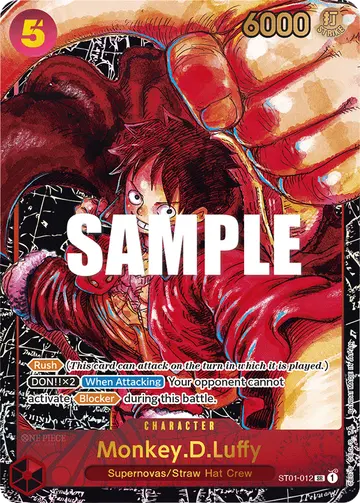 Monkey.D.Luffy ST01-012 (Alternate art)