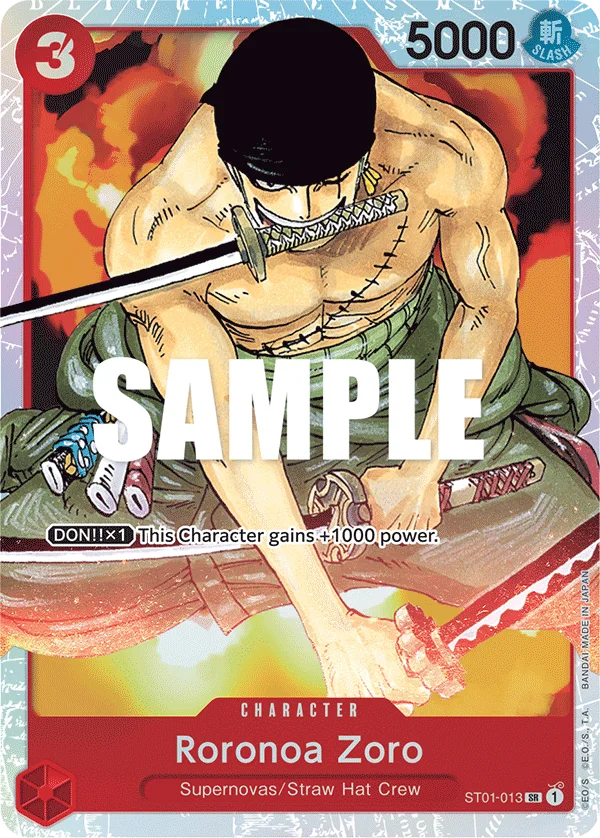 Roronoa Zoro ST01-013 – One Piece Card Game Character
