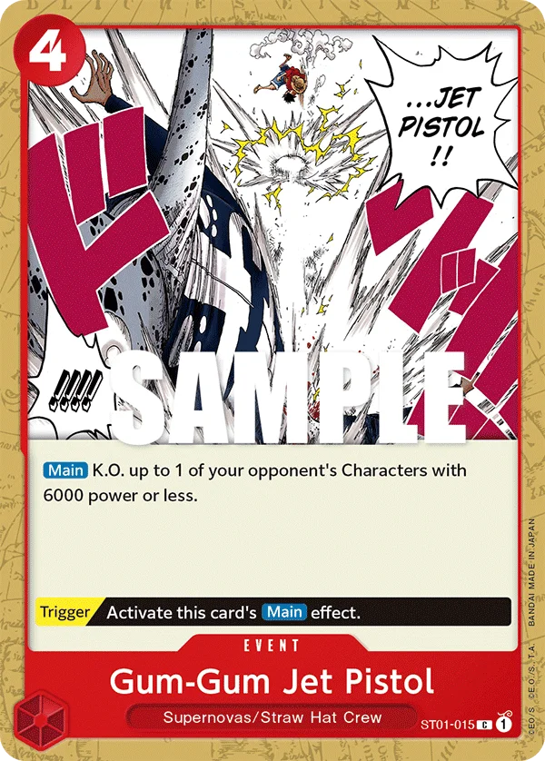 Gum-Gum Jet Pistol ST01-015 – One Piece Card Game Event