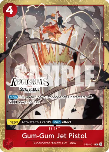 Gum-Gum Jet Pistol ST01-015 (Alternate art)