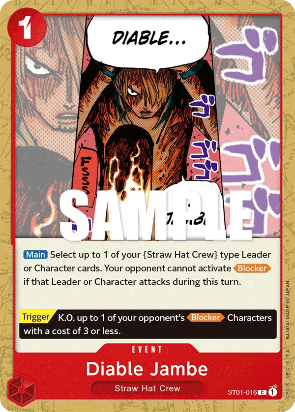 Diable Jambe ST01-016 – One Piece Card Game Event