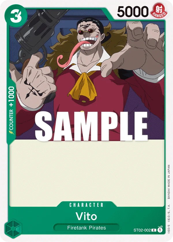 Vito ST02-002 – One Piece Card Game Character