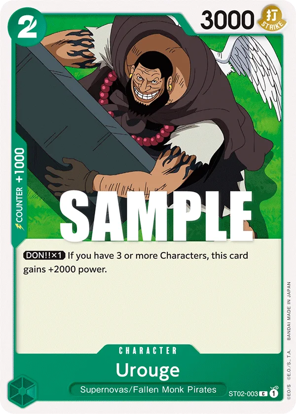 Urouge ST02-003 – One Piece Card Game Character