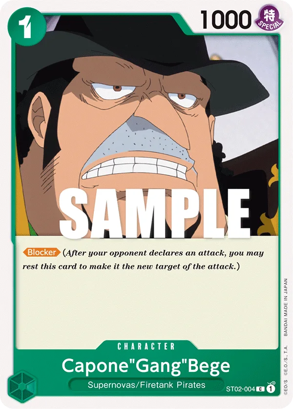 Capone"Gang"Bege ST02-004 – One Piece Card Game Character