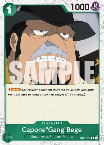 Capone"Gang"Bege ST02-004 (Alternate art)