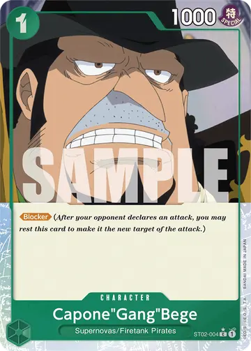 Capone"Gang"Bege ST02-004 (Alternate art)