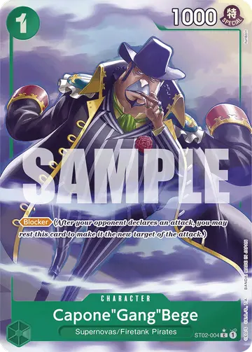 Capone"Gang"Bege ST02-004 (Alternate art)