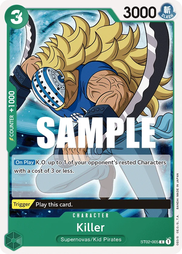 Killer ST02-005 – One Piece Card Game Character