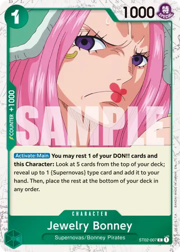 Jewelry Bonney ST02-007 (Alternate art)