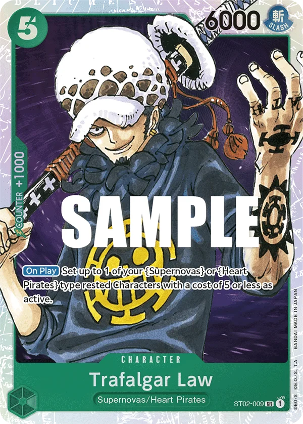 Trafalgar Law ST02-009 – One Piece Card Game Character