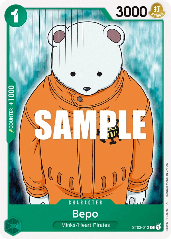 Bepo ST02-012 – One Piece Card Game Character