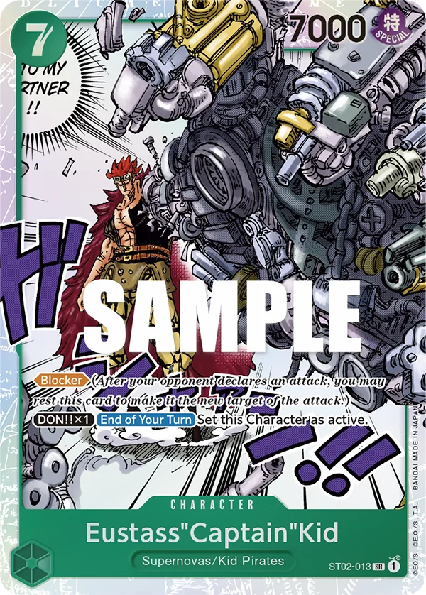 Eustass"Captain"Kid ST02-013 – One Piece Card Game Character