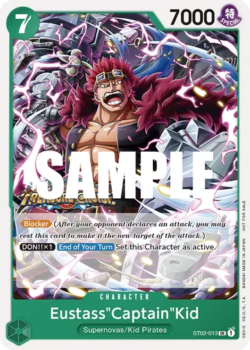 Eustass"Captain"Kid ST02-013 (Alternate art)