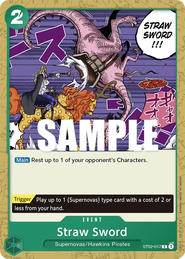 Straw Sword ST02-017 – One Piece Card Game Event