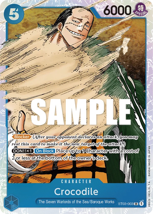 Crocodile ST03-003 – One Piece Card Game Character