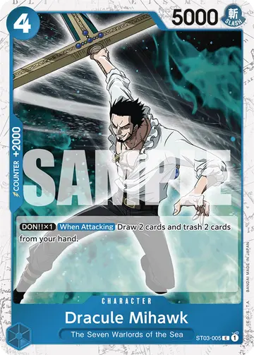 Dracule Mihawk ST03-005 (Alternate art)