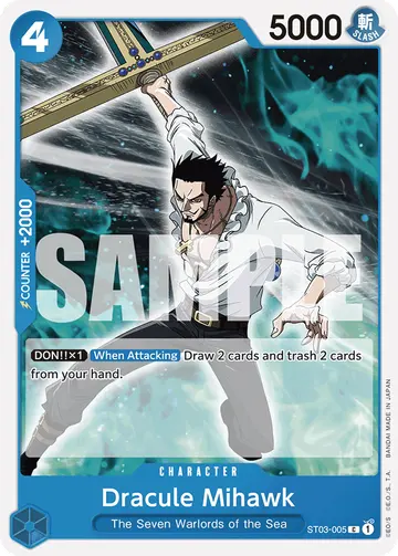 Dracule Mihawk ST03-005 (Reprint)
