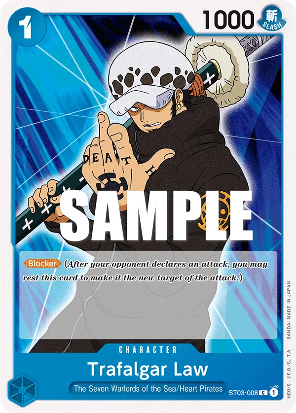 Trafalgar Law ST03-008 – One Piece Card Game Character