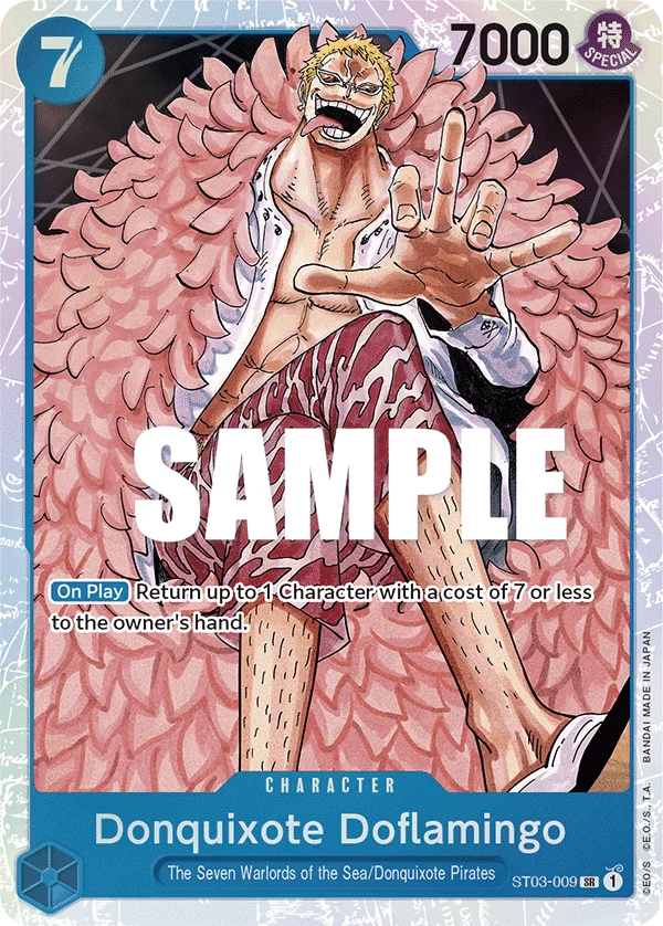 Donquixote Doflamingo ST03-009 – One Piece Card Game Character